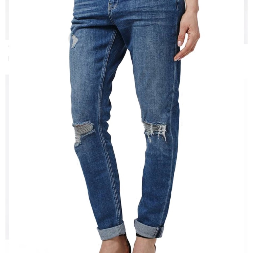 TOPSHOP Lucas Boyfriend Jeans Size 26